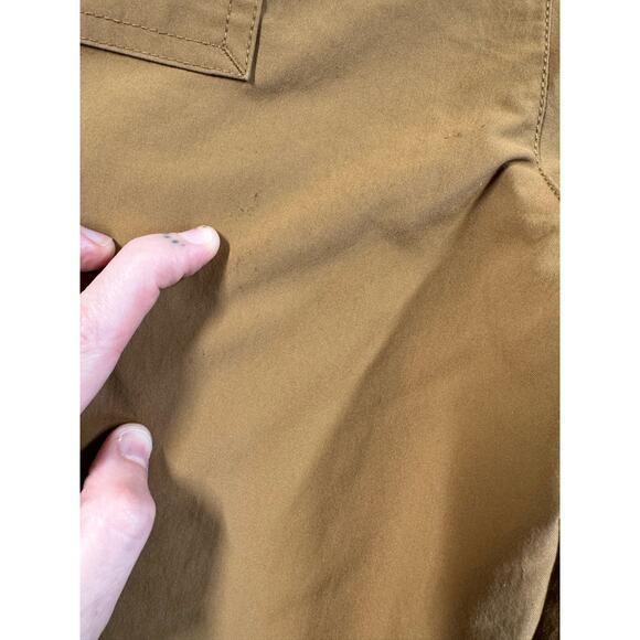 Patagonia Hiking Cargo Pant Women’s Size 12 Cropped Brown Drawstring Hem Vintage - Picture 16 of 16